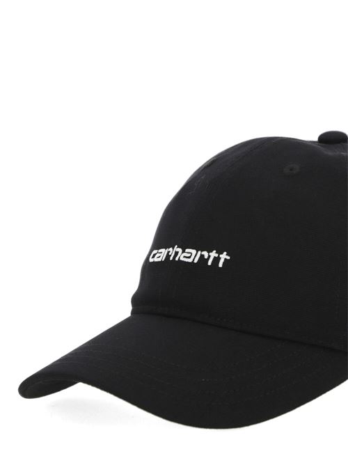 Canvas Script Cap Carhartt WIP | I02887600AXXWHITE/BLACK